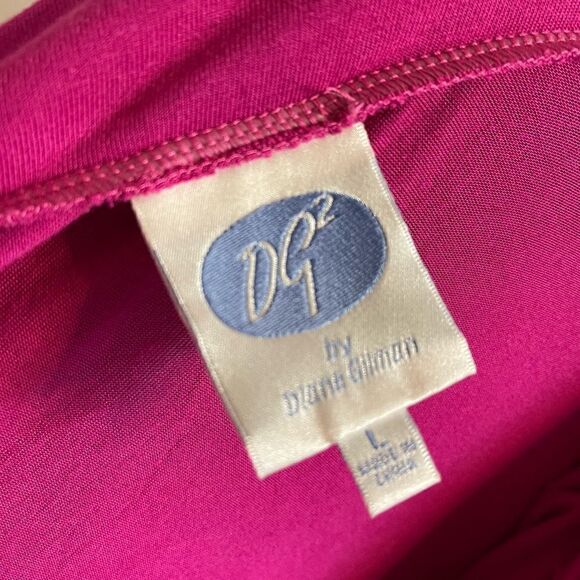 DG2 by Diane Gilman Fuschia Maxi Skirt | SZ L - Picture 3 of 7